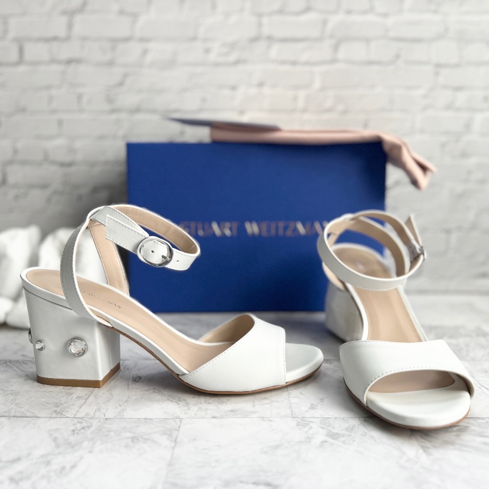 NEW Stuart Weitzman Alshn 75 Block Sandal